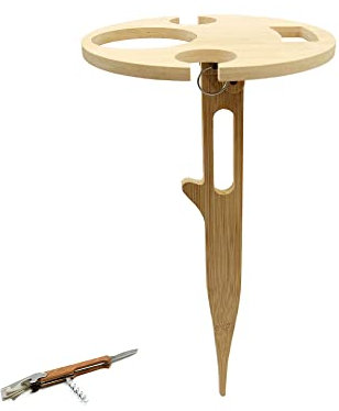 UNUS Weinhalter Holz Bambus Natur