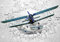 wandmotiv24 Fototapete Sport-Flugzeug Ziegel, 200 x 140cm - selbstklebende Strukturtapete, Wanddeko, Wandbild, Wandtapete, Himmel, Loch, Mauer M1288