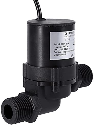 Dioche 12V Hot Solar Circulation Solar Water Circulation Pump Brushless Pumps Circulation Motor 600L/H IP68 Waterproof Plug