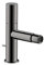 hansgrohe AXOR Uno Einhebel-Bidetmischer, Zerogriff, Zugstangen-Ablaufgarnitur, Farbe: Polished Black Chrome
