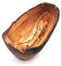 medina mood Ciotola rustica ovale, lunghezza a scelta, in legno d'ulivo, realizzata a mano (11-13 cm)