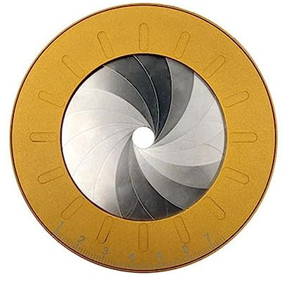 Leadigol Kreis Zeichnung Lineal Messung Kreativ Drehbar Rund Lineal Flexibel Edelstahl Rund Kompass Stretch Lineal zum Zeichnen