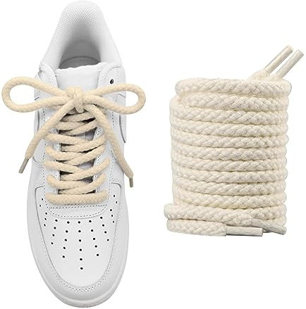 RYMAUP® Lacci in corda spessa per lana, corde di ricambio per, bianco, L