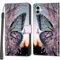 Salanheo Wallet Case for iPhone 16 Plus, Card Slots Magnetic Closure Shockproof Leather Flip Phone Case Compatible for iPhone 16 Plus