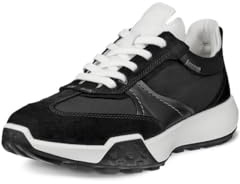 ECCO Retro Sneaker Donna, Nero, 37 EU