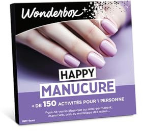 Wonderbox - Happy Manucure - Coffret Cadeau - Idée Cadeau Relaxation