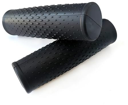 ziyany Teile für Elektroroller Gummigriff, kompatibel mit Xiaomi M365 Pro 1s Elektroroller-Zubehör, Grau Schwarz, 2 Farben optional, 1 Paar(Black 1pair)
