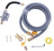Sharplace Propane to Natural Gas Conversion Kit Propane Conversion Hose Set for Pizza Oven Brass for Sp-e-325S 3000 Platinum A, B, C, D
