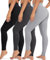 VALANDY Creamlush 3 Pack Leggings for Women High Waisted Tummy Control Leggings Buttery Soft Yoga Pants（S-3XL）