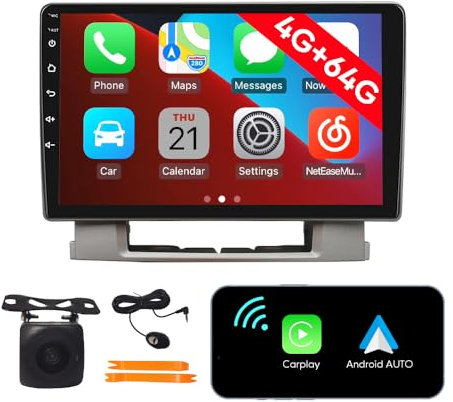 [4G 64G] Android Car Stereo FM Radio Carplay Android Auto 9 Touchscreen Headunit Media Player with Backup Kamera Für Opel Astra J/Buick Excelle Gt 2010 2011 2012 2013 2014