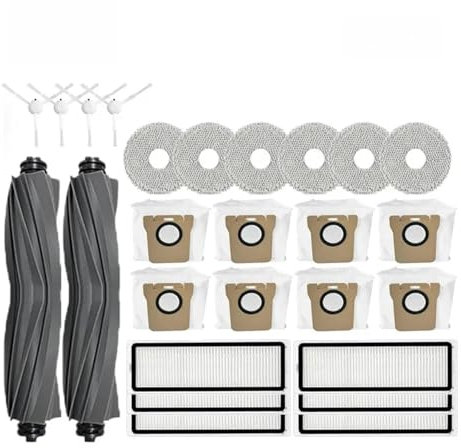 Compatible With Dreame L10s Ultra / L10S Pro Robot Vacuum Cleaner Accessories Vacuum Bags Mop Filter Vacuum Cleaner Cleaning Brush(2B4S6M8D6F)