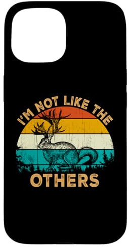 Jackrabbit Vintage Retro I'm not like the others Jackalope Case for iPhone 15