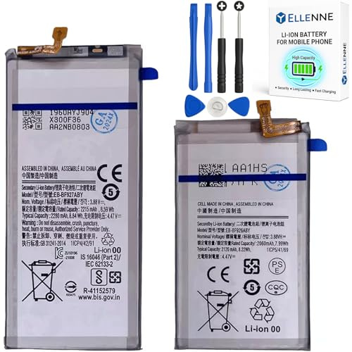 ELLENNE BATTERIA per Samsung Z FOLD 3 SM-F926B | EB-B926 BF927 + ATTREZZI | Batteria per SAMSUNG GALAXY Z FOLD 3 SM-F926B | EB-B926 e EB-BF927 - Nuova con Kit attrezzi per lo smontaggio