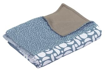 ULLENBOOM Babydecke 70x100 cm - OEKO-TEX Baumwolle mit Fleece | OEKO-TEX zertifiziert, Oberseite: 100% Baumwolle, Unterseite: Fleece, Made in EU, Atmungsaktiv, Schadstoffgeprüft, Waschbar
