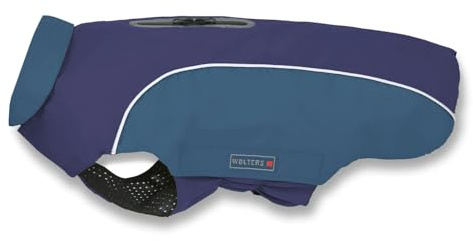 Wolters Regenjacke Easy Rain | Perfekter Schutz bei Regenwetter für Hunde | Farbe Dunkelblau Gr. 34 (Rückenlänge 33-35 cm)