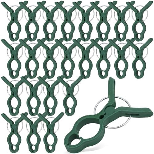 WRITWAA Tomaten und Orchideenpflanzenclips 50 Stück Wiederverwendbare Gartenklammern aus Robustem Kunststoff für Stabiles Pflanzenwachstum und Einfache Handhabung im Freiland