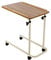 Days Overbed Table with Wheels – Height Adjustable and Lightweight – Laminated 61 x 40 cm Flat Packed Surface for Bed or Chair Use – Ideal for Meals, Laptop Work, and Elderly Care