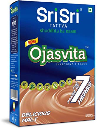 Sri Sri Tattva Ojasvita Malt Powder - Bevande per mente acuta e corpo sano - 500 g