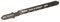lame scie sauteuse - acier - courbe - lot de 5 - bizline