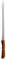 EDM 76034 Cuchillo Jamonero Mango de Madera, 36.5 cm, Multicolor