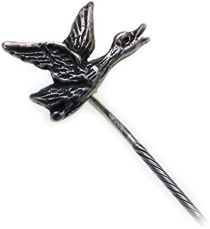 Krawattennadel Ente echt Silber 925 Jagdschmuck Grandelschmuck Anstecknadel