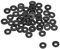 sourcing map Rondelle Plate Nylon Pour 2mm ID Vis Boulon 5mm OD 1mm épais 50Pcs