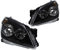 Halogen Scheinwerfer Set Satz schwarz Astra H Bj. 04-10 H7/H1 inkl. Motoren