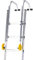 Extension Ladder Roof Hook Conversion Kit – Ridge Clamp & Wheel Ladders Adapter – Aluminium Bracket/Converter Attachment – Strong & Safe