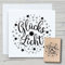 NEWSTAMPS Stempel Glückslicht Motivstempel aus Holz & Gummi zum Karten und Geschenke basteln, Holzstempel für Weihnachten, Weihnachtskarte, Advent, Scrapbook, Textilstempel, Deko, Freunde