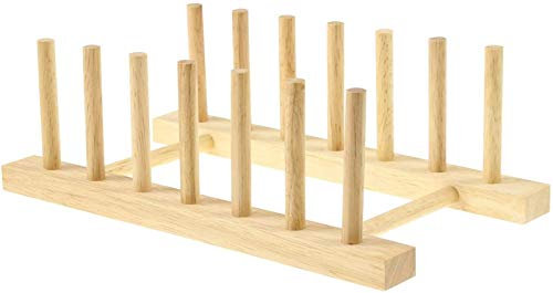 GCX Bamboo placemat rack Pot lid rack Kitchen storage rack Placemat rack Chopping board rack Drain rack Bamboo rack Teacup rack waterproof