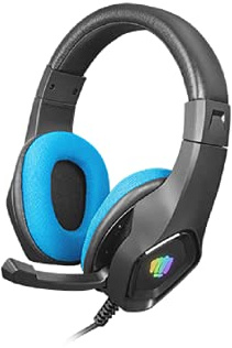 Fury Gaming-Kopfhörer Phantom Schwarz Blau NFU-1679 Einheitsgröße