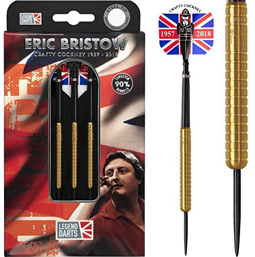 Eric Bristow Crafty Cockney 90% Gold Ringed - Steeldarts 26 Gramm