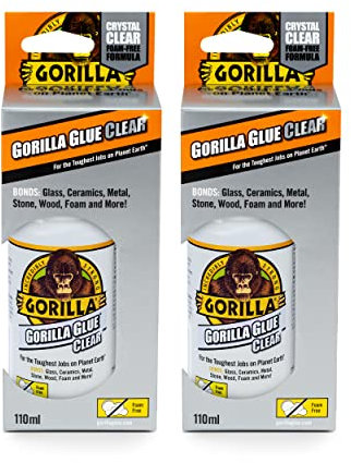 GORILLA 1244403 Glue Clear 110ml (2 Pack)