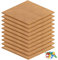 Lot de 10 grands tableaux carrés en liège de 30 cm, pour chambre à coucher, maison, bureau, kit de tableau de vision avec punaises pour photos, dessin