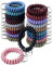 Cinvo Handgelenkspule, Schlüsselanhänger, wasserdicht, Spiralarmband, Schlüsselanhänger, Armband, dehnbar, Feder, flexibles Armband, elastischer Schlüsselhalter für Sauna, Pool, Fitnessstudio