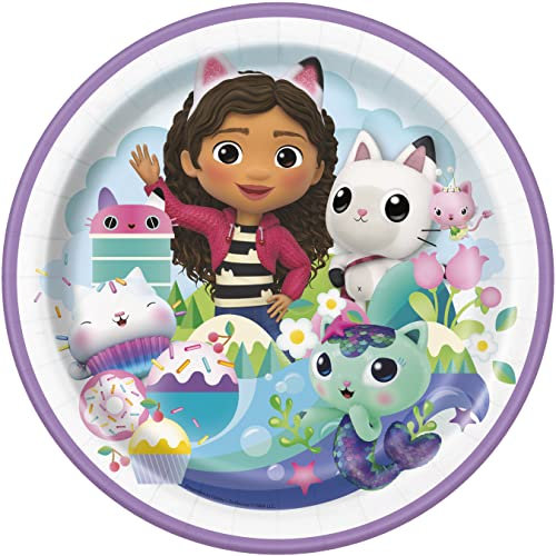 Unique Industries, Inc. Gabby's Dollhouse 9 Party Dinner Plates [8 per Pack]