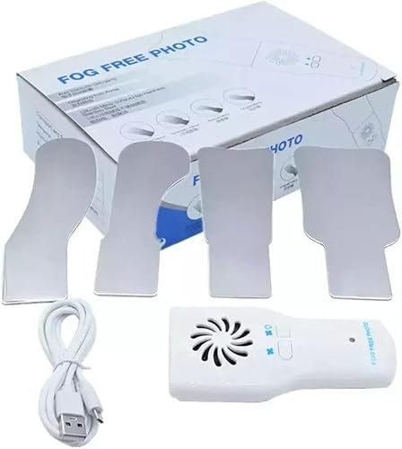 Dentalfotografie-Spiegel Antibeschlag-Intraoralspiegel mit Griff, doppelseitiger Reflektor-Kieferorthopädie-Spiegel Zahnpflege-Kits