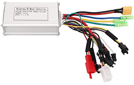 BuyWeek Elektrofahrrad Brushless Motor Controller, 24V 36V 48V 17A 3 Modus Sinuswelle Controller Bürstenloser Motor Controller für E-Bike Elektroroller