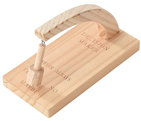 Mokylor Entscheidungsmacher, kreativer Holz-Entscheidungsmacher, magnetisches Pendel, Schaukel-Entscheidungsmacher-Pendel zum Finden der Antwort auf Ihre Frage