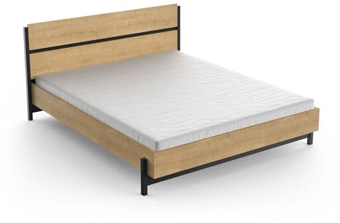 Demeyere Lit Adulte - 160x200 - Craft - Fabriqué en France - Garantie 2 ans