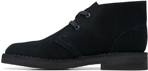 Desert Boot - Black Suede by Clarks