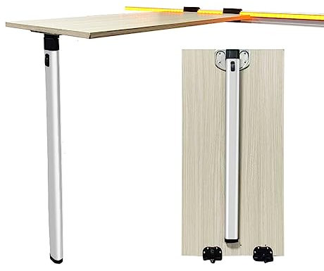 Dpofirs RV-Klapptischbein mit Gleitschiene für Wohnmobile, Wohnwagen, Wohnmobile, Yachten, Reisen, Camping, Verstellbare Tischhalterung aus Verdickter Aluminiumlegierung, Tragbar und