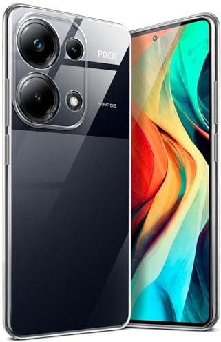 moex für Poco M6 Pro (4G) Hülle Durchsichtig, Silikon Handyhülle Transparent, Clear Case Ultra Slim, Backcover Schutzhülle Dünn, Silikonhülle Minimalistisch, Aero Case, Klar