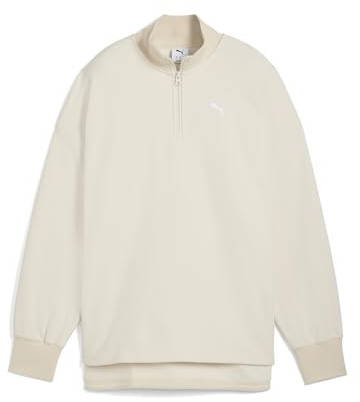 PUMA Mädchen Her Oversized Half-Zip Winterized Crew Sweatshirt (1er Pack)