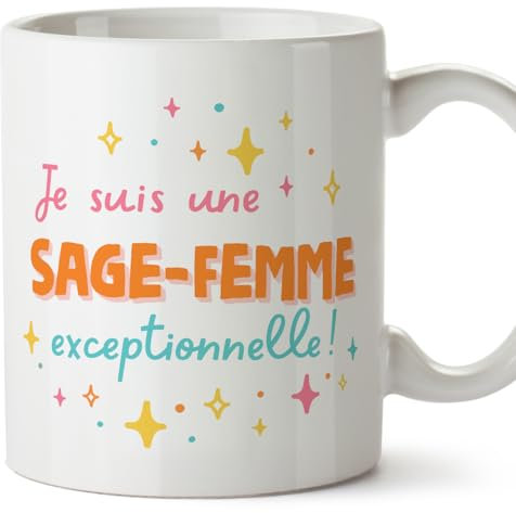 Mugffins Tasses pour SAGE-FEMME - En Français - Cadeau original femme - Je suis exceptionnel! - 11 oz / 330 ml