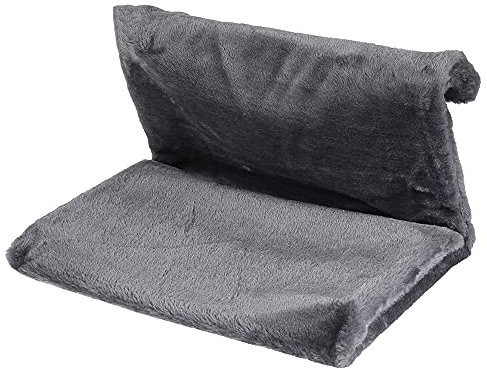BUTORY Cama colgante para gatos para colgar en el radiador de felpa hamaca para gatos suave cálida extraíble lavable hamaca para gatos mascotas gato gato gatito (gris)