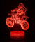 Jinson well 3D Motorrad auto Lampe licht led optische Illusion Nachtlicht 7 Farbwechsel Touch Switch Tisch Schreibtisch Dekoration Lampen mit Acryl Base USB Spielzeug geschenk
