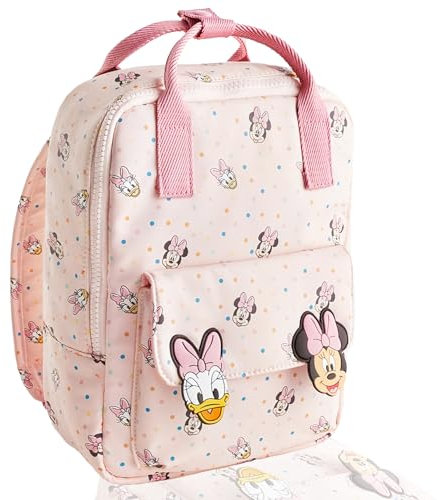 Dekewe Mi-nie Rucksack Kindergarten Mädchen, 28cm Cartoon Anime Thema Kinderrucksäcke für von 3-10 Jahren, Einstellbare Wasserdichte Schulrucksack Reisetasche Kindergartenrucksack