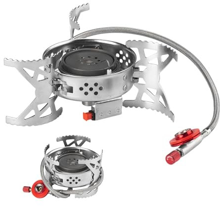 Fornello da Campeggio - Fornello da Esterno Antivento | Cucina Compatta Multiuso Per Trekking Spiaggia Sopravvivenza Picnic All'Aperto Attività Outdoor