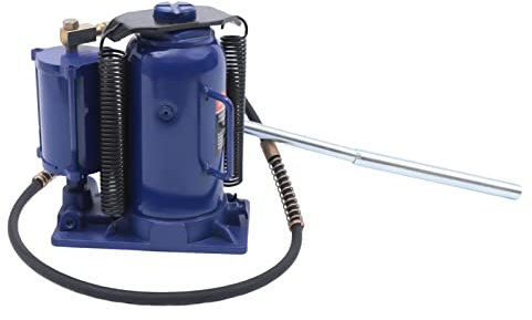 Pneumatischer Luft-Hydraulik-Flaschenheber mit manueller Handpumpe 20 Tonne Schwerlast Auto LKW Reise Anhänger Reparatur Lift zum Heben von schweren Maschinen, industriellen Baumaschinen